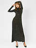 Ulla Johnson Koa Ruched Turtle Neck Dress Desert