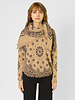 Kujten Hachiko Western Scarf Camel Bordeaux