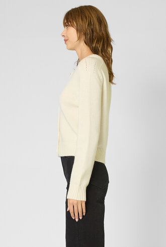 Kujten Caroline Cardigan Blanc