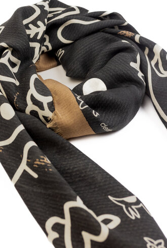 Destin Lucky Charms Quadra Scarf  Cream