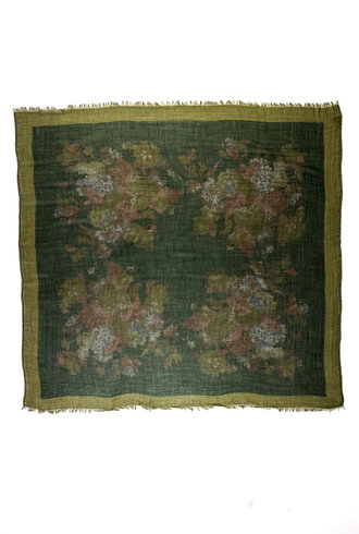 Destin Ginga Quadra Scarf Flower Military