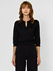 MJW. Fine Cashmere Cardigan Polo Black
