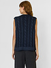 MJW. Cashmere Cables Vest Navy