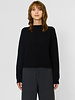 MJW. Cashmere Short Pullover Black