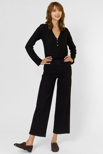 MJW. Fine Cashmere Cardigan Black