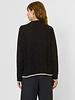 MJW. Donegal Tweed Cashmere Pullover Charcoal