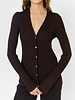 MJW. Superfine Cashmere Cardigan Ebony