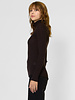 MJW. High Neck Ribbed Pullover Ebony