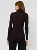 MJW. High Neck Ribbed Pullover Ebony