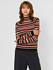 MJW. Cashmere Pullover Brown Stripe