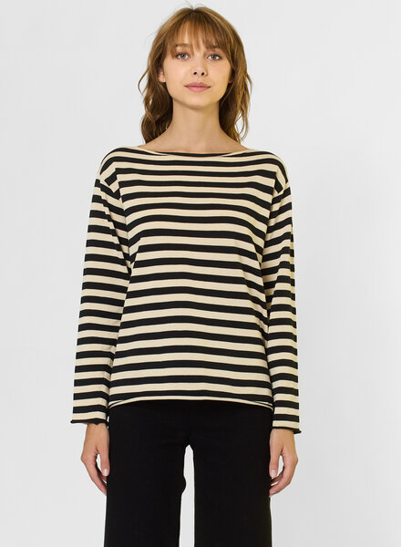 The Great The Sailor Sweater Black Stripe
