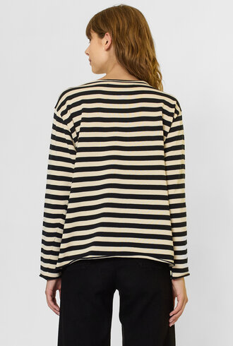 The Great The Sailor Sweater Black Stripe