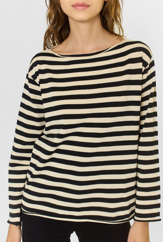The Great The Sailor Sweater Black Stripe