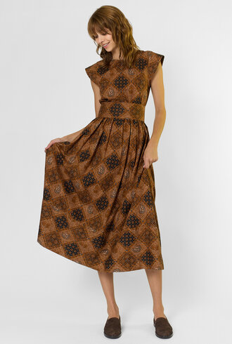 The Great Tulsa Dress  Geo Bandana