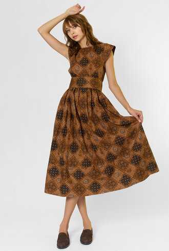 The Great Tulsa Dress  Geo Bandana