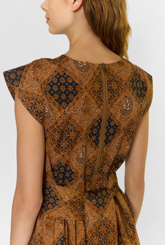 The Great Tulsa Dress  Geo Bandana