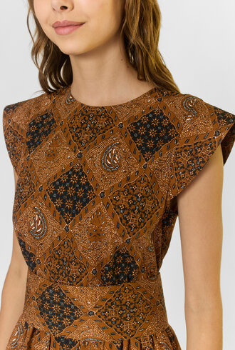 The Great Tulsa Dress  Geo Bandana