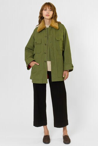 The Great The Quilted Liner Parka Army