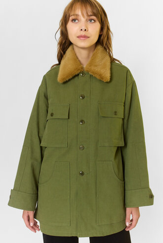 The Great The Quilted Liner Parka Army