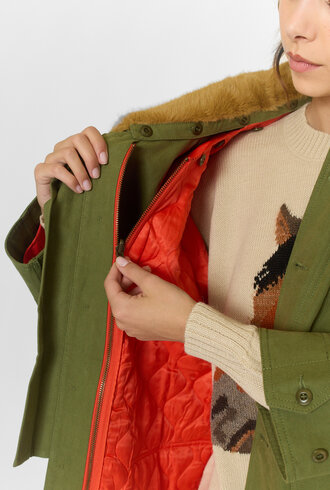 The Great The Quilted Liner Parka Army