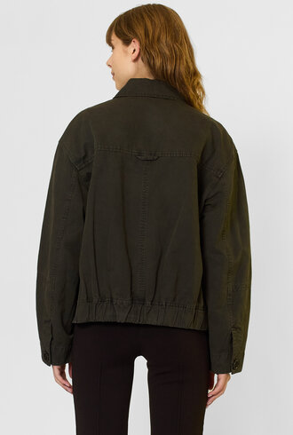 Apiece Apart Brea Boxy Jacket Dark Olive