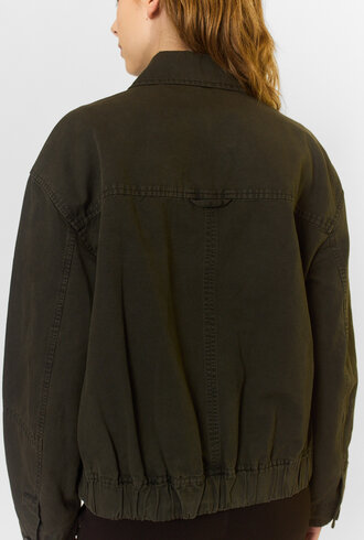 Apiece Apart Brea Boxy Jacket Dark Olive