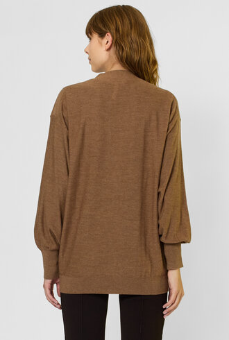 Apiece Apart Drippy Tissue Cardigan Camel