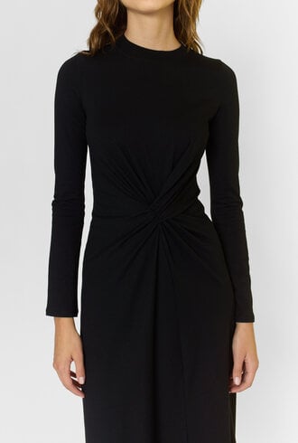Apiece Apart Volta Dress L/S Black