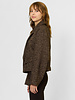Apiece Apart Ria Cropped Back Jacket Herringbone