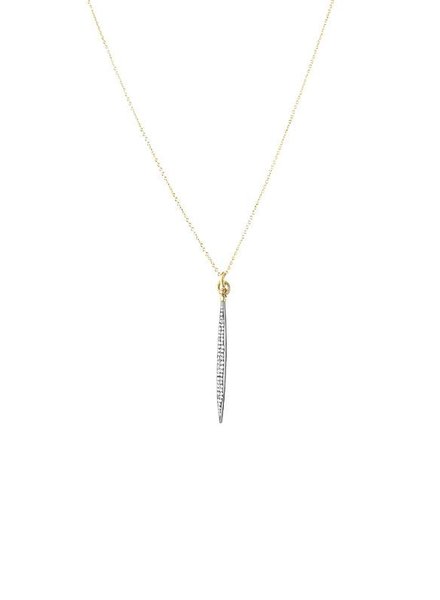 Dana Kellin Fine 14k Diamond Stick Necklace