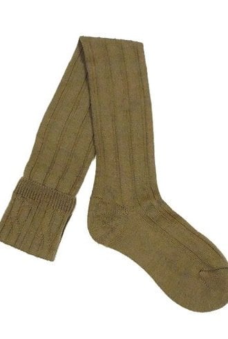 Pantherella Knee High Wool Socks Camel