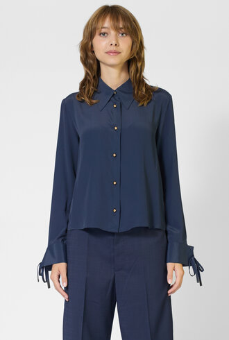 WE-AR4 The 20s Blouse Navy