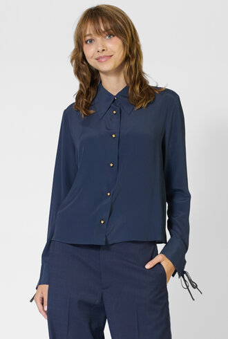 WE-AR4 The 20s Blouse Navy