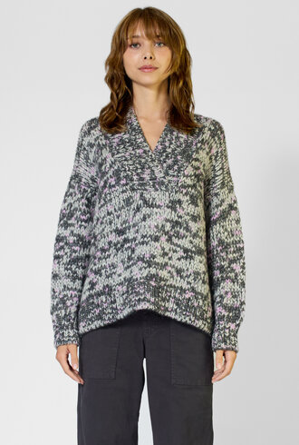 Xirena Keyes Sweater Black Melange