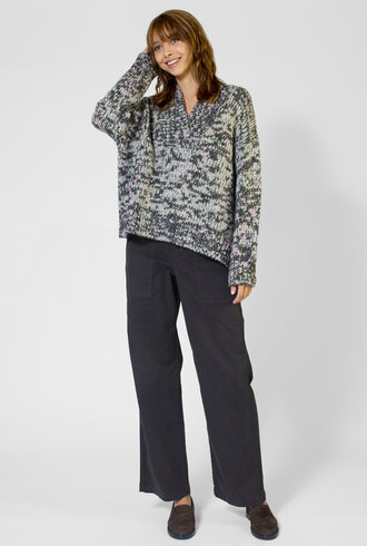 Xirena Keyes Sweater Black Melange