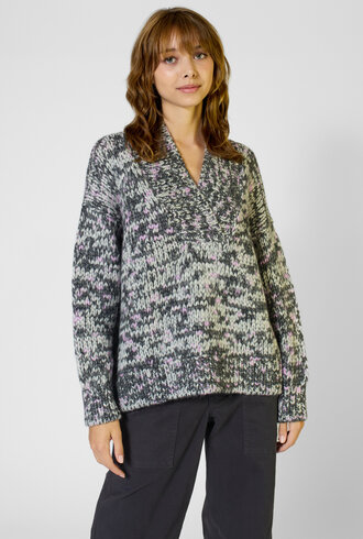 Xirena Keyes Sweater Black Melange