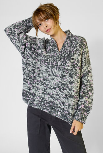 Xirena Keyes Sweater Black Melange
