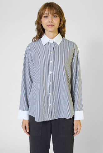 Xirena James Shirt Slate Black