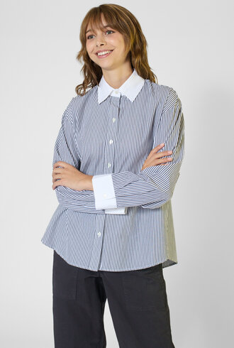 Xirena James Shirt Slate Black