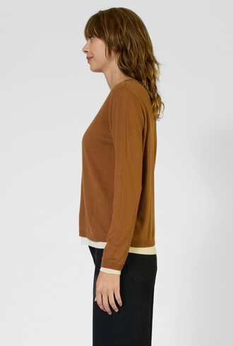 Kokun Double Layer Crew Cinder/White