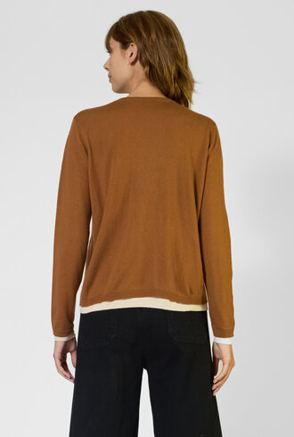 Kokun Double Layer Crew Cinder/White