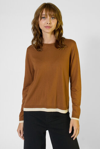 Kokun Double Layer Crew Cinder/White