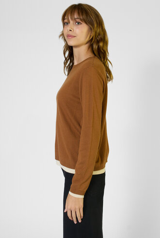 Kokun Double Layer Crew Cinder/White