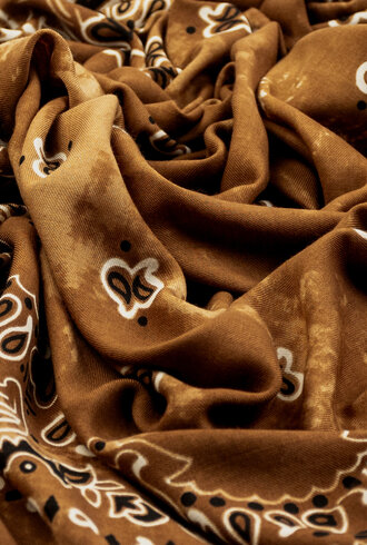 Destin  Jil Bandana Quadra Scarf  Vicuna