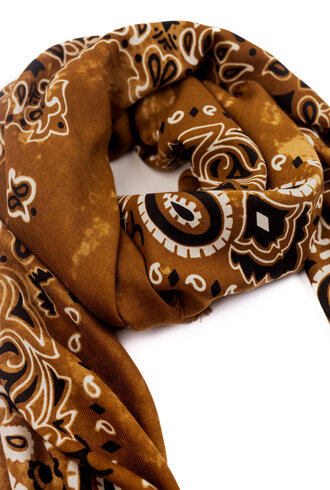 Destin  Jil Bandana Quadra Scarf  Vicuna