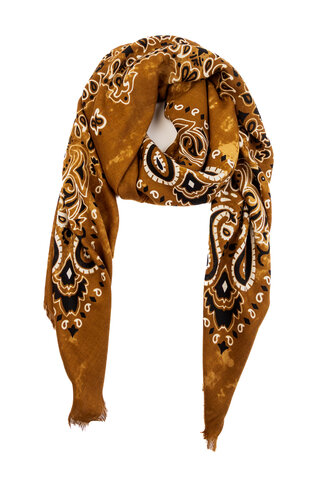 Destin  Jil Bandana Quadra Scarf  Vicuna