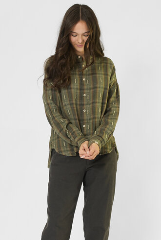 Bsbee Omak Shirt Plaid Military