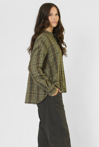 Bsbee Omak Shirt Plaid Military