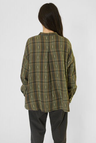 Bsbee Omak Shirt Plaid Military