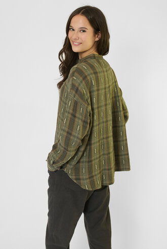 Bsbee Omak Shirt Plaid Military